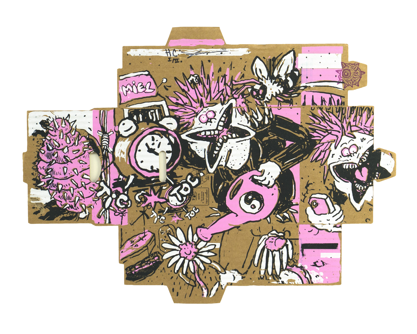 Caja del artista José Gracia, proyecto Creative Honey