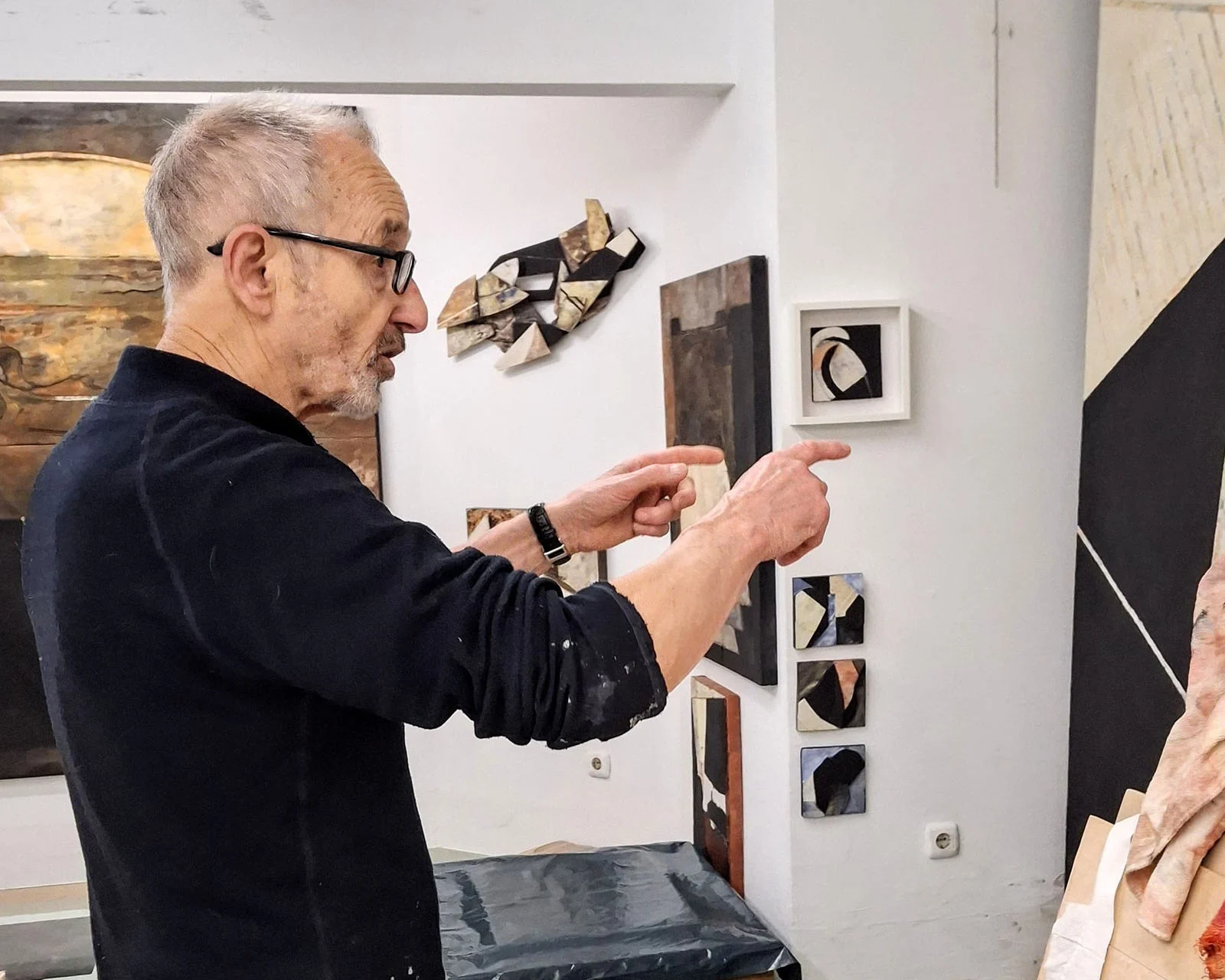 ALFREDO BIKONDOA Estudio del artista Alfredo Bikondoa en Donostia