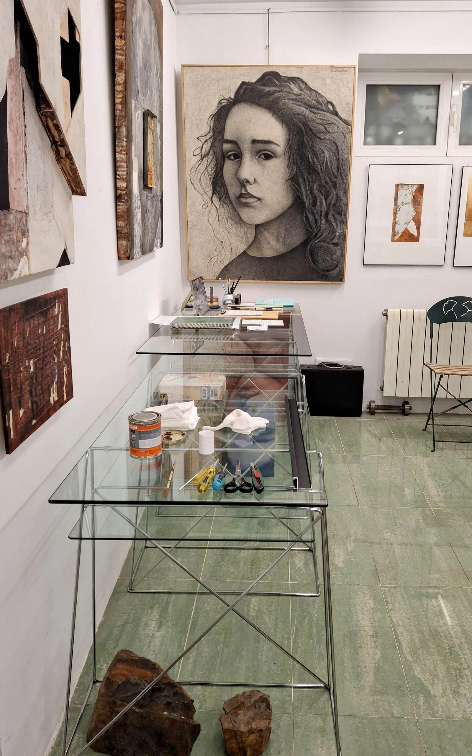 ALFREDO BIKONDOA Estudio del artista Alfredo Bikondoa en Donostia