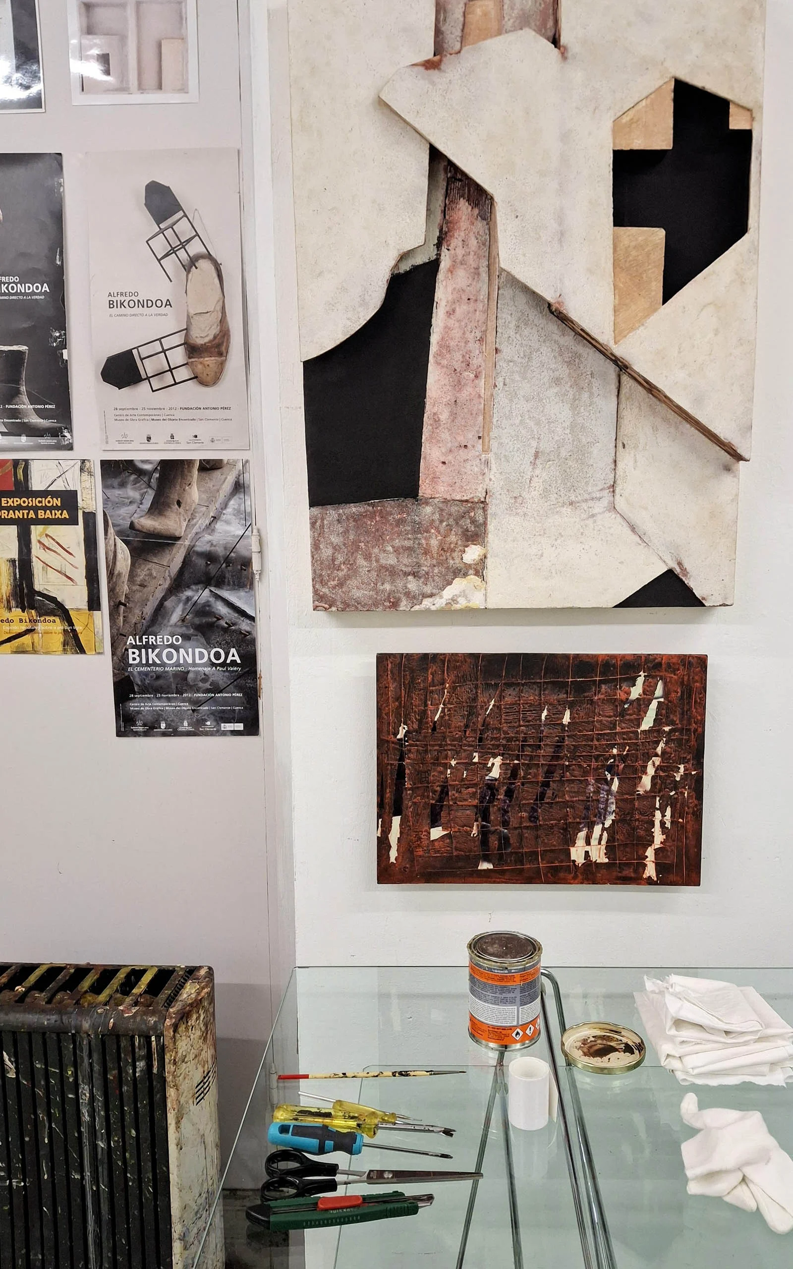 ALFREDO BIKONDOA Estudio del artista Alfredo Bikondoa en Donostia